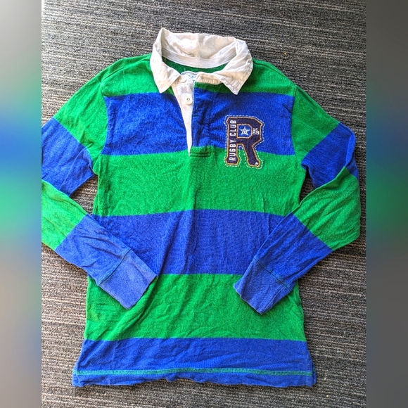 🟥 3/15$ long sleeves polo 7-8Y - Picture 2 of 4